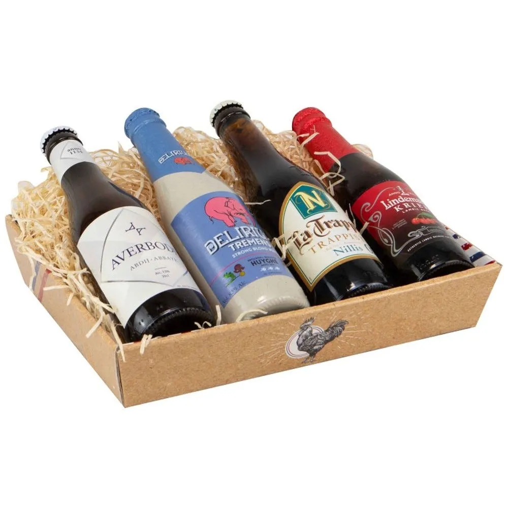 Corbeille carton gallus 28,5x21x5,5 cm en carton livre a plat
